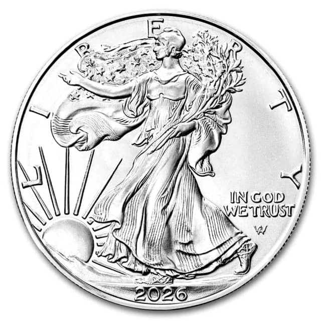 2026 1 oz American Silver Eagle Coin BU