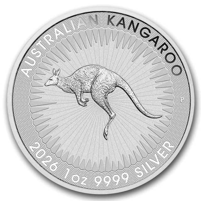 2026 1 oz Australian Silver Kangaroo Coin (BU)