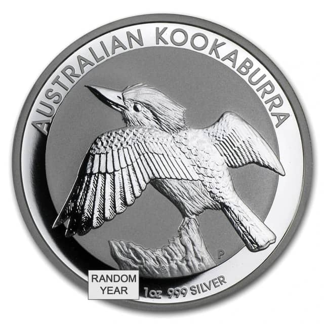 1 oz Silver Kookaburra Coin (Brilliant Uncirculated, Random Year)