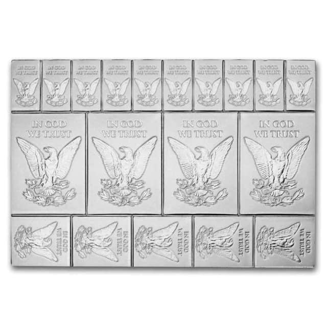 2 oz Silver Bar - Sunshine Minting Breakway Prepper Eagle Bar (.999 Fine)