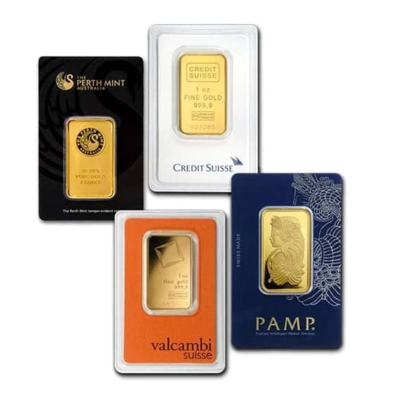 1 oz Gold Bar - Private Mint