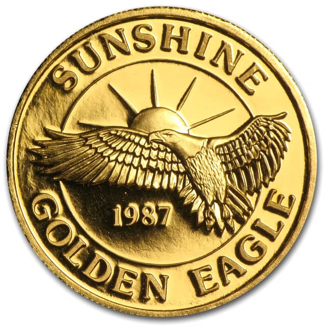 1 oz Gold Round - Sunshine Minting