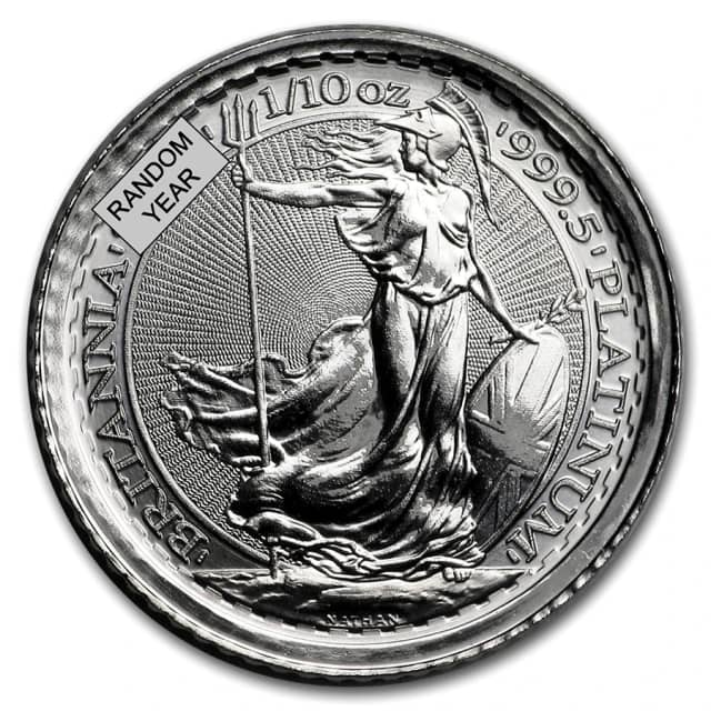 Great Britain 1/10 oz Platinum Britannia Coin